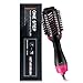 Hair Dryer Brush, EMISK One Step Hair Dryer and Styler 3-IN-1 Negative Ionic Blow Dryer Brush, Hairdryer/Hair Straightening/Curl Hot Air Brush for Hair Styling