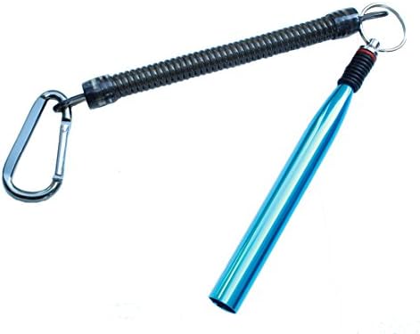 Tbuymax Wacky Worm Rig Tool for Senkos &amp; Stick Baits with 10 O-rings Fits Senkos up to 8" (BLUE)