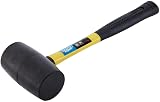 Draper Expert 750g Rubber Mallet Soft Hammer Fibreglass Shaft Shock Absorbing view 1
