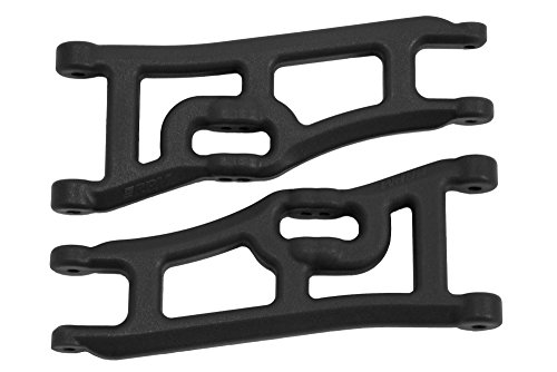 RPM 70662 Wide Front A-Arms, Traxxas E-Rustler and Stampede 2WD, Black