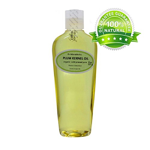 8 oz PREMIUM PLUM KERNEL SEED CARRIER OIL 100% PURE ORGANIC NATURAL UNDILUTED SUPER POTENT