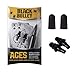 Black Bullet Noise Cancelling High-Fidelity Ear Plugs | Earplugs for Concerts and Musicians | Ear Protection for Shooters and Shooting Guns | Discrete, Low Profile | ACES