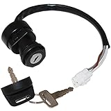 Caltric IGNITION KEY SWITCH FOR KAWASAKI PRAIRIE 650 KVF650 KVF-650 2002 / PRAIRIE 650 4X4 2003