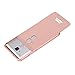 Asus Zenfone 3 Max Case,DAMONDY Luxury Shockproof Metal Brushed Acrylic PC Back Premium Aluminum Bumper Case Cover with Push-Pull Frame for Asus Zenfone 3 Max ZC520TL -Rose