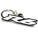 Yamaha YZF R6 YZF-R6 YZFR6 Key Chain Fob Ring logo emblem White