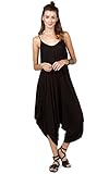 Harem Jumpsuit (Large, BLACK)