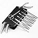 Manicure Set for Men – Pedicure Kit for Women – Manicure Kit stainless steel – Pedicure Tools with a leather case – Professional pedicure set – Mens Manicure Tools Black