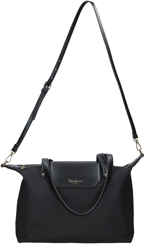Leire Bolso Tote 15,6' Pulgadas Negro 29x26x14 cms Poliéster y PU 10,5L by Joumma Bags — foto 8 de 8