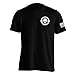 Men's Tshirts Graphic Divided We Fall Patriotic T-Shirt (XXL, Black)