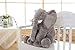 MorisMos Elephant Stuffed Animal Toy Plush Gifts Toy for Kids Gift 24 inch (60x45x25cm) (Grey)
