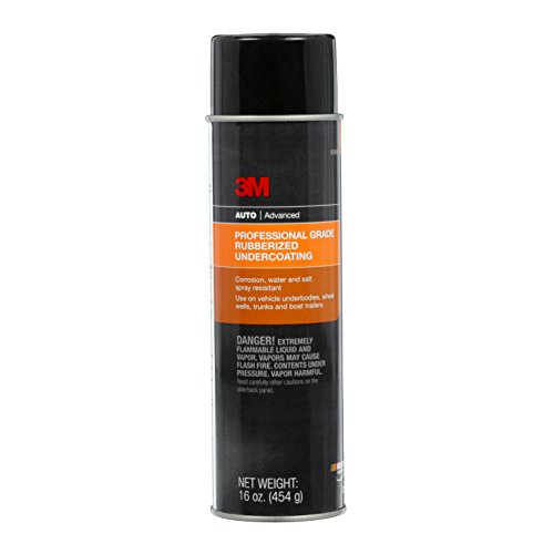 3M Professional Grade Rubberized Undercoating, Corrosion, Water and Salt Spray Resistant, 03584, 16 oz. Aerosol