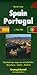 Spain & Portugal Map (English, French and German Edition) by 
