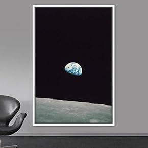 signwin Framed Canvas Wall Art Earth Astronomy &...