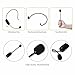 UHF Wireless Microphone Headset Super-Powerful Wall-Through Headset mic with 2 in 1 Handheld, Stable Wireless Transmitter for Voice Amplifier, PC,Speaker, Compatible with All AUX Audio Device,Stage