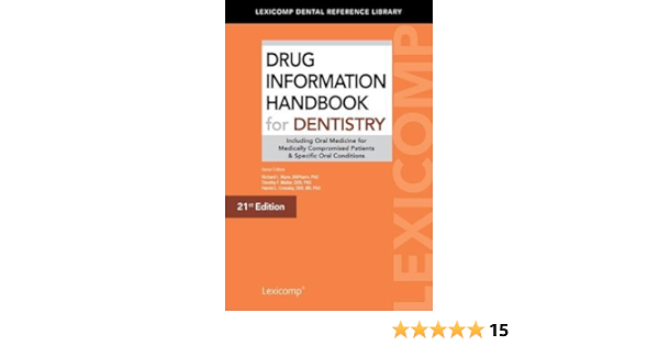 Drug Information Handbook For Dentistry Wynn Richard L Ph D 8601421901734 Books Drug Information Handbook For Dentistry Wynn Richard L Ph D 8601421901734 Books