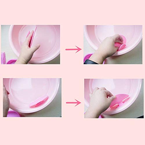 Vaorwne Silicone Makeup Brush Cleansing Pad Palette Brush Cleaner Cleaning Mat Washing Scrubber Pad Cosmetic Make Up Cleaner Tools Light Green