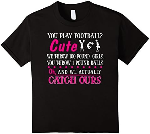 Kids Cheerleading Funny T Shirt 12 Black