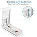 Pill Cutter, Easily Crush Medicine Tablets and Vitamins, Tablet Cutter with Small Pill Box Container, Pill Splitter Cutter Chopper，Best Pill Cutter Ever, Easy to Carry When Going Out.