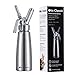 Whipped Cream Dispenser Stainless Steel - Professional Whipped Cream Maker - Gourmet Cream Whipper - Large 500ml / 1 Pint Capacity Canister - Includes 3 Culinary Decorating Nozzles primary