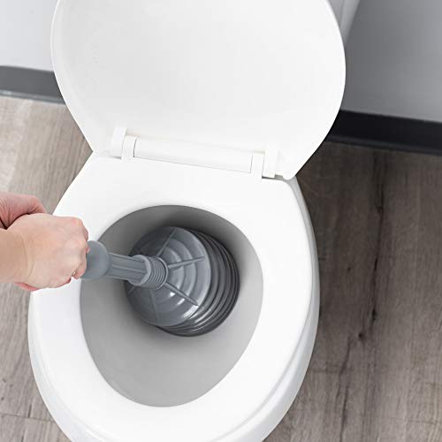 JS Jackson Supplies Professional Bellows Accordion Toilet Plunger, High