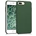 kwmobile Case Compatible with Apple iPhone 7 Plus/iPhone 8 Plus Case - TPU Silicone Phone Cover with Soft Finish - Dark Green