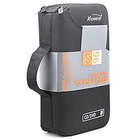 Newniu(R) Disc CD DVD Bag Case Holder Wallet Storage (96 CDs / Black / Polyester)
