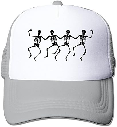 Dancing Skeletons Cool Flat Bill Hats