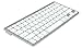 BATTOP Wireless Bluetooth Keyboard For IPad / IPhone /PC/ IOS System (Apple Style Keyboard) Silver Color