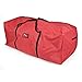 [Red Duffle Bag Tree Storage Bag] - X-Large 9 Foot Christmas Tree Storage Bag for Artificial Trees up to 9 Feet Tall - Durable 300 D Poly-Blend Fabric - ID Tag Holder | Santa's Bags