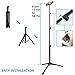 iPad and Tablet Tripod Stand, LOVIN PRODUCT Universal Adjustable 360 Rotating Tripod Tablet Stand for iPad Mini, iPad Air, iPad 1,2,3,4, Samsung Galaxy and All 7