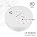 X-Sense SD10 X 10-Year Battery Smoke Detector Fire Alarm Photoelectric Sensor (5-Pack)