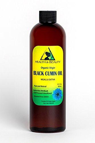 Black Seed Oil / Cumin Oil Unrefined Organic Virgin Raw Cold Pressed Premium Fresh Pure 24 oz