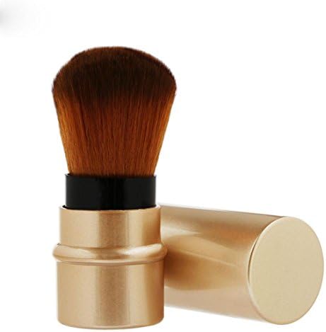 Clearance,Oliviavan Women Makeup Brushes Powder Concealer Blush Contour Brush Wooden Plastic Brush Set (Brown)