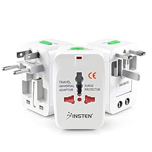 Universal World Wide Travel Charger Adapter Plug, White