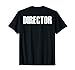 Director (Back) - Movie Director Gift T Shirt T-Shirt