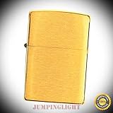 168 Armor Windproof Brushed Brass Classic Lighter