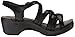 Dansko Women's Stevie Black Lizard Wedge Sandal