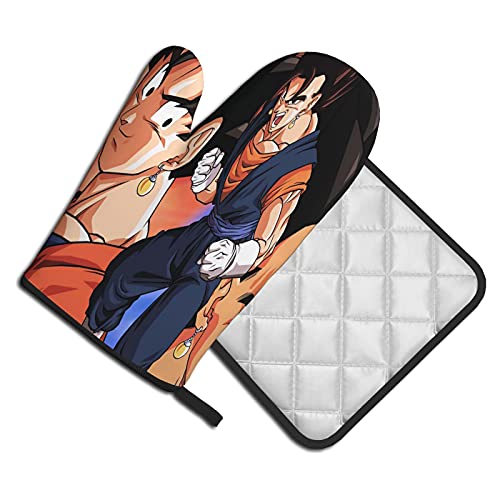 Xiaoxian Dra-gon Ba-ll Z 93 Hittebestendige Keukenovenhandschoenen, ovenhandschoenen en potdekselhandschoenen, veilig… - Image 3