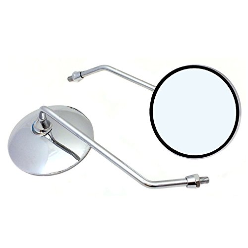 image for MMG Universal Fit Adjustable Mirror Set - 8mm RH/RH Thread - CHROME Ro