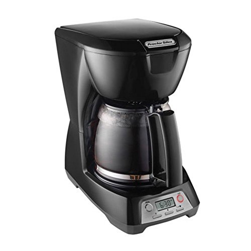 Proctor Silex 43672 12 Cup Black Programmable Coffee Maker