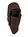 Barsony New Brown Leather Single Magazine Pouch for Compact 9mm 40 45