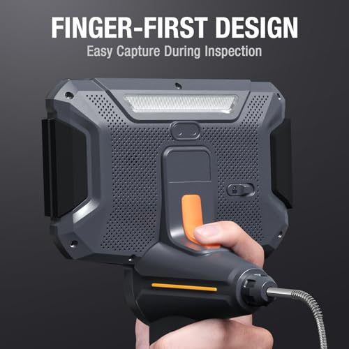 Teslong TF600 3.9mm 4-Way Articulating Borescope for Automotive Engine | Professional Mechanic Inspection Camera, Ergonomic Design, 6-inch 1920x1080 IPS Screen, 6 LEDs, IP67, 6000mAh, 32GB, 5FT
