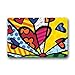 Beautiful Romero Britto Art Custom Non Slip Bathroom/Kitchen/Workstations Decor Mat (18x30)
