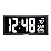 AcuRite 76102M Oversized LED Clock with Indoor Temperature, Date and Fold-Out Stand, 18