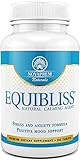 Equibliss Anxiety and Stress Relief Supplement - 180 Tablets with a Premium Herbal Blend - Enhance Your Mood and Experience Total Relaxation - Reduce Stress and Anxiety the Natural Way with Equibliss