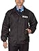 Security Windbreaker Jacket Black Flannel Lined (XL)