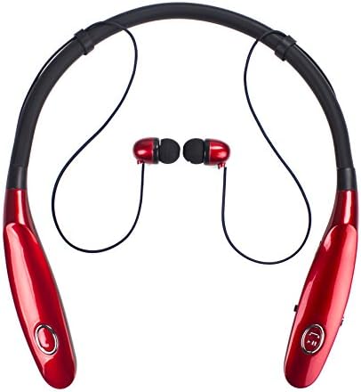 Bluetooth Headphones 14Hr Working Time, Truck Driver Bluetooth Headset, Wireless Magnetic Neckband Earphones, V4.2 Noise Cancelling Earbuds w/Mic, Compatible with Any Bluetooth Equitments