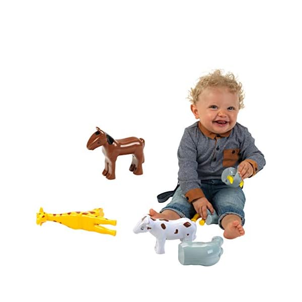 Theo Klein 77 Funny Puzzle Magnettierpuzzle, 4 Tiere | Puzzleteile Werden mit Magneten verbunden | Motorikspielzeug | Spielzeug für Kinder ab 1 Jahr – Bild 3