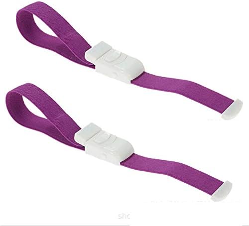 XSM Pack of 2 Quick Release Tourniquet Bands Elastic Belt Buckle Hemostatic Buckle for Outdoors Sportscar Camping Workplace Hiking