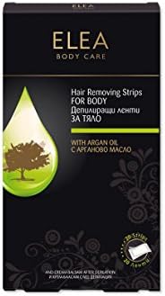 Hair Removing Strips for Body with Argan Oil Elea - 20 pcs + Calming Balm 15 g. / 0.5 oz.